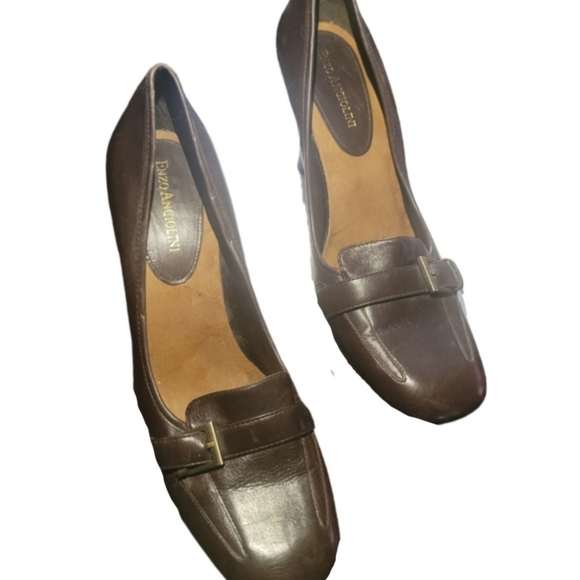 ENZO Angiolini leather 2" heels, new without tags, brown/ - Picture 5 of 8